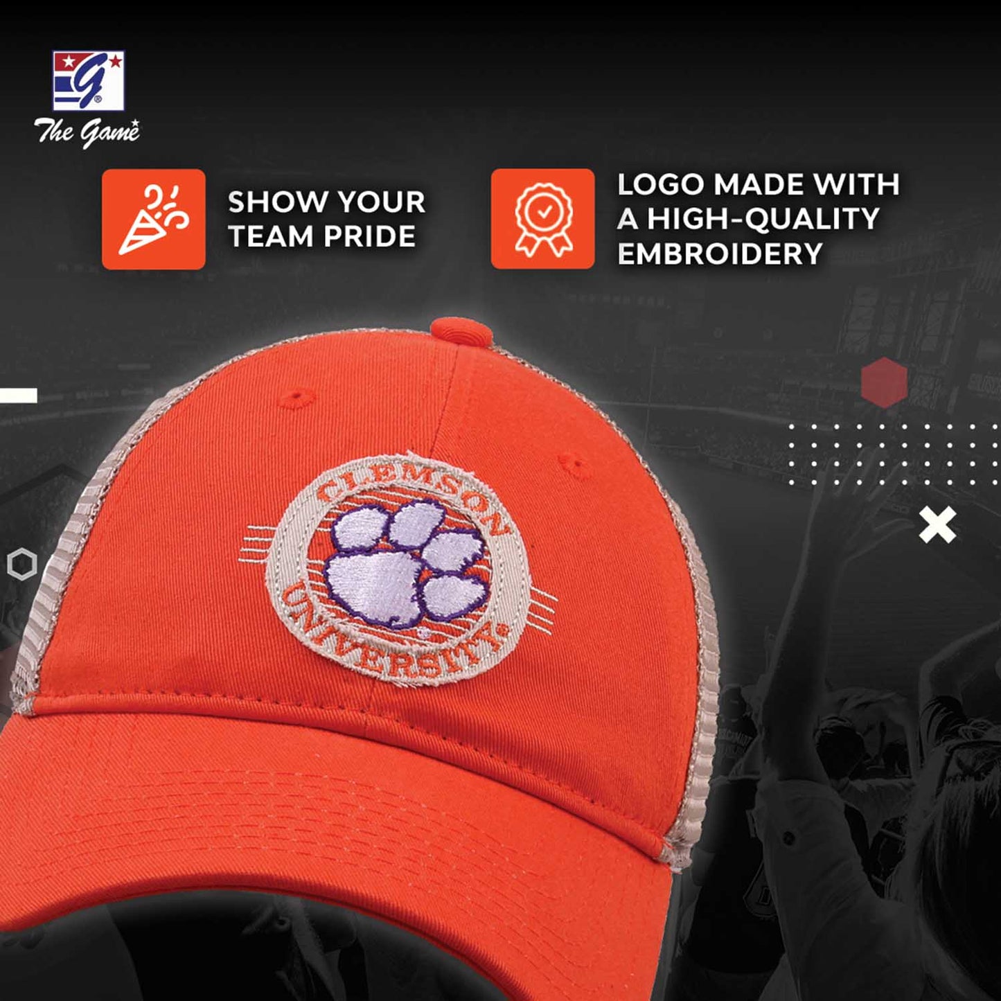 Clemson Tigers NCAA Snapback - Orange
