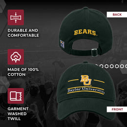 Baylor Bears NCAA Adult Bar Hat - Green