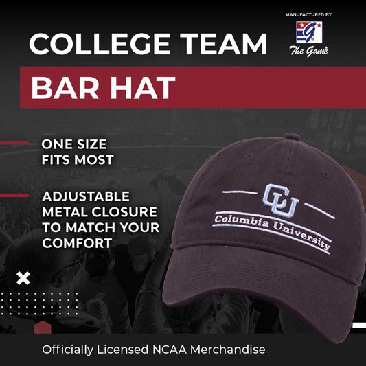 Columbia Lions NCAA Adult Bar Hat - Navy