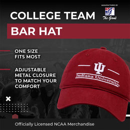 Indiana Hoosiers NCAA Adult Bar Hat - Cardinal