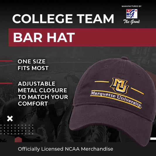 Marquette Golden Eagles NCAA Adult Bar Hat - Navy