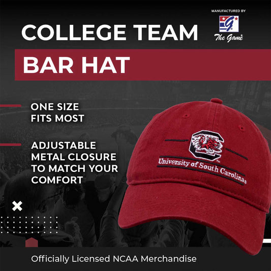 South Carolina Gamecocks NCAA Adult Bar Hat - Cardinal