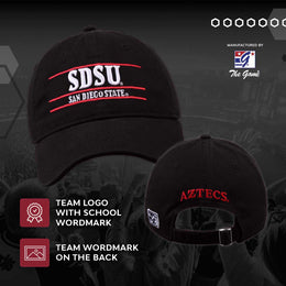 San Diego State Aztecs NCAA Adult Bar Hat - Black
