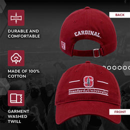 Stanford Cardinal NCAA Adult Bar Hat - Cardinal