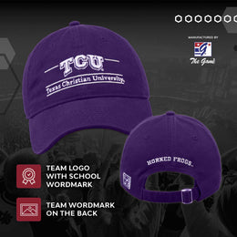 TCU Horned Frogs NCAA Adult Bar Hat - Purple