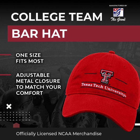 Texas Tech Red Raiders NCAA Adult Bar Hat - Red
