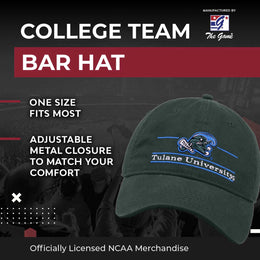 Tulane Green Wave NCAA Adult Bar Hat - Green