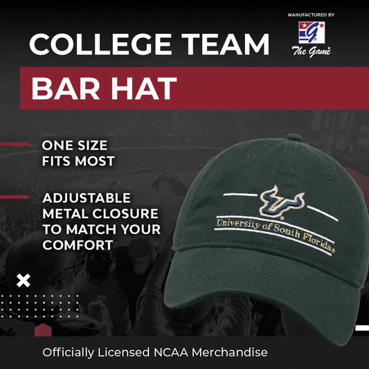 USF Bulls NCAA Adult Bar Hat - Green