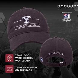 Yale Bulldogs NCAA Adult Bar Hat - Navy