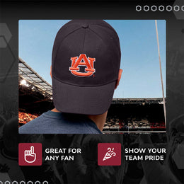Auburn Tigers NCAA Adult Relaxed Fit Logo Hat - Navy