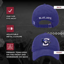Creighton Bluejays NCAA Adult Relaxed Fit Logo Hat - Royal