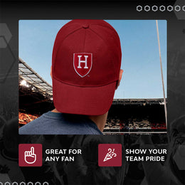 Harvard Crimson NCAA Adult Relaxed Fit Logo Hat - Cardinal
