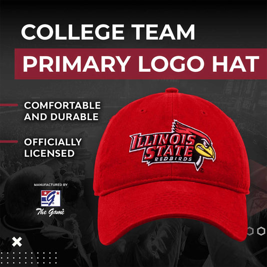 Illinois State Redbirds NCAA Adult Relaxed Fit Logo Hat - Red