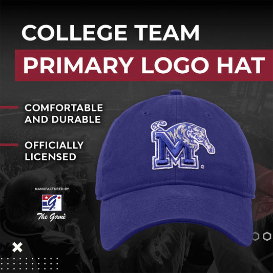 Memphis  Tigers NCAA Adult Relaxed Fit Logo Hat - Royal
