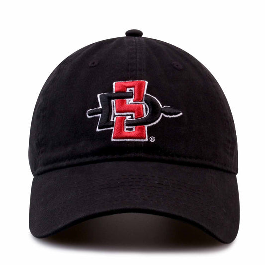 San Diego State Aztecs NCAA Adult Relaxed Fit Logo Hat - Black