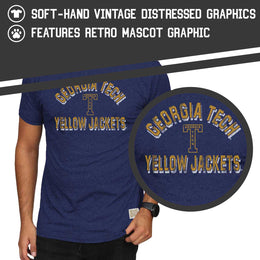 Georgia Tech Yellowjackets Adult College Team Color T-Shirt - Navy