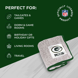 Green Bay Packers NFL Silk Touch Sherpa Throw Blanket - Green