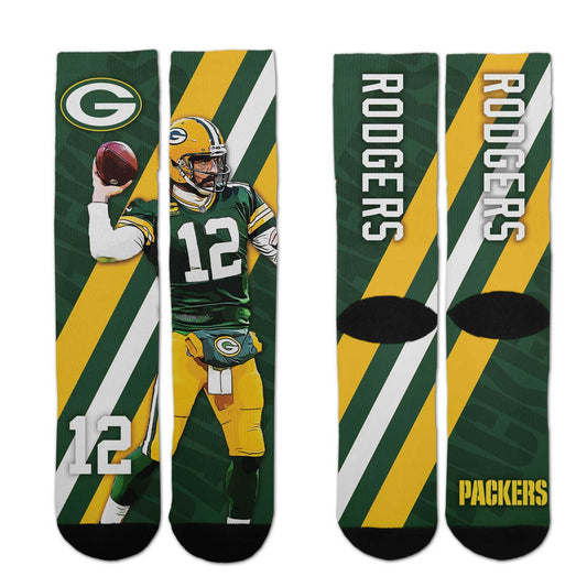 Green Bay Packers NFL Youth Player Stripe Sock - Green #12
