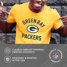 Green Bay Packers NFL Adult Gameday T-Shirt - Gold