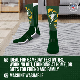 Green Bay Packers NFL V Curve  Socks - Forest Green
