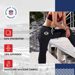 Green Bay Packers NFL Women's Phase Jogger Pants - Black