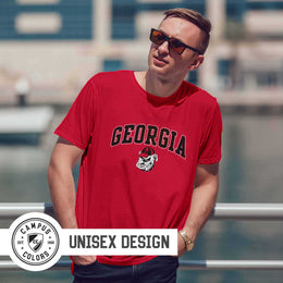 Georgia Bulldogs NCAA Adult Gameday Cotton T-Shirt - Red