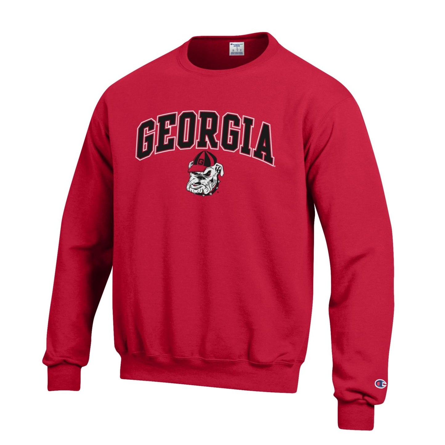 Georgia Bulldogs Adult Arch & Logo Soft Style Gameday Crewneck Sweatshirt - Red