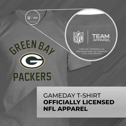 Green Bay Packers NFL Adult Gameday T-Shirt - Gray