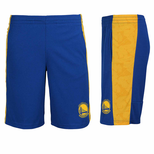 Golden State Warriors  Youth NBA Performance Shooter Shorts  - Royal