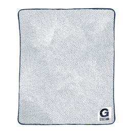 Georgetown Hoyas NCAA Silk Sherpa College Throw Blanket - Navy