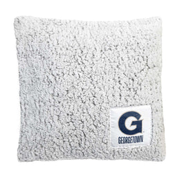 Georgetown Hoyas Two Tone Sherpa Throw Pillow - Team Color