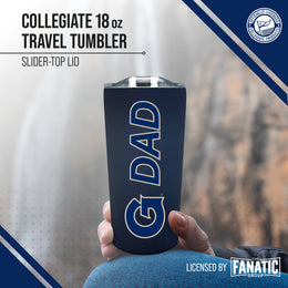 Georgetown Hoyas NCAA Stainless Steel Travel Tumbler for Dad - Navy