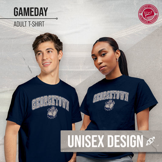 Georgetown Hoyas NCAA Adult Gameday Cotton T-Shirt - Navy