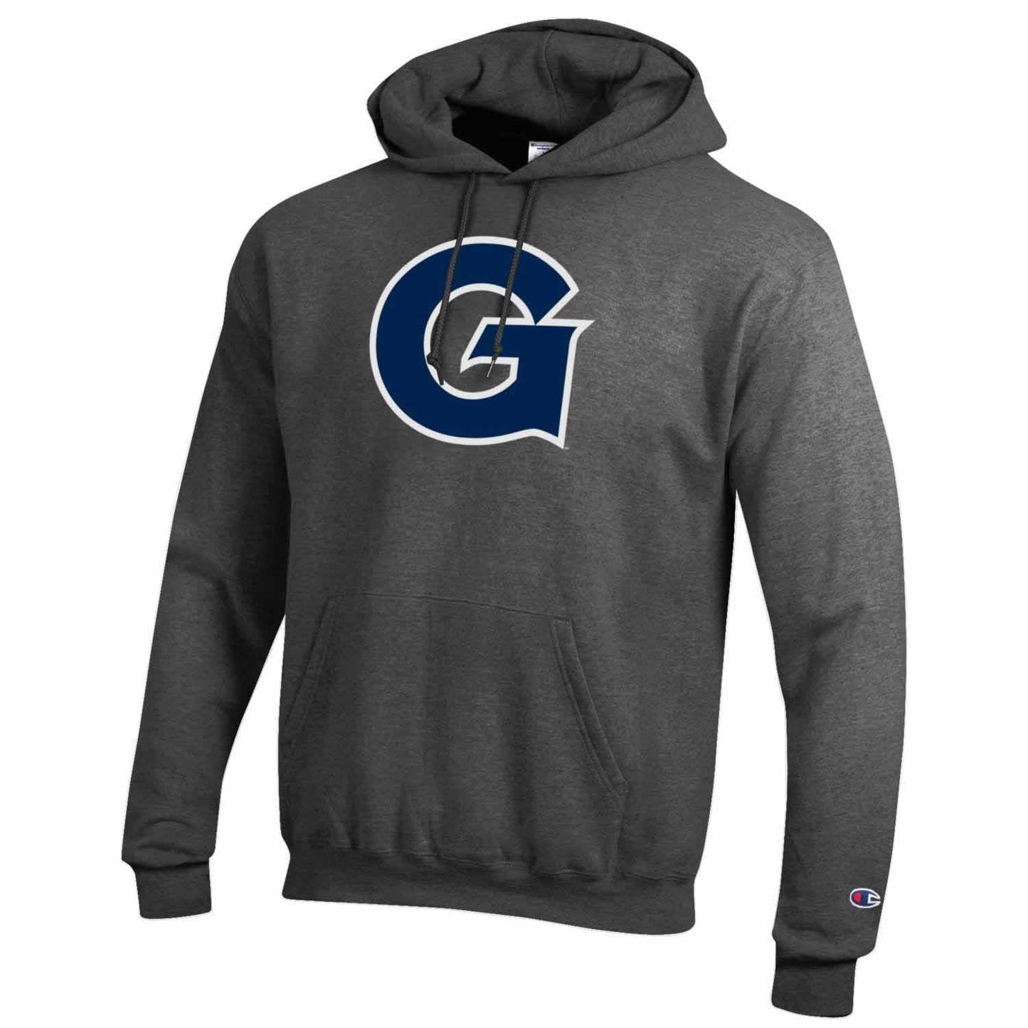 Georgetown Hoyas Adult Mascot Fleece Hooded Sweatshirt - Charcoal