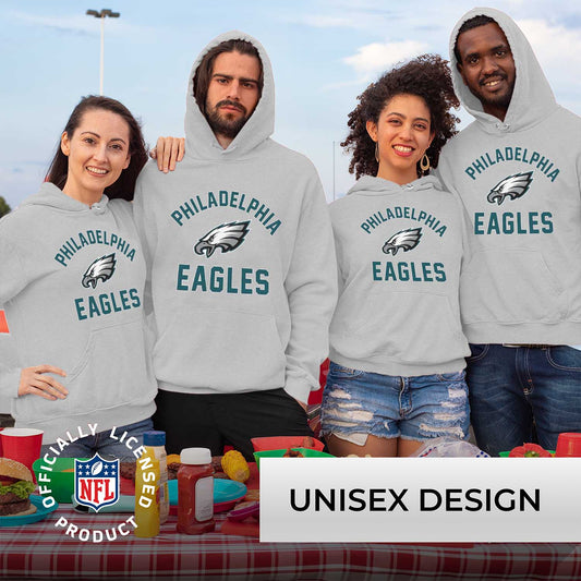 Philadelphia Eagles NFL Adult Gameday Hooded Sweatshirt - Gray