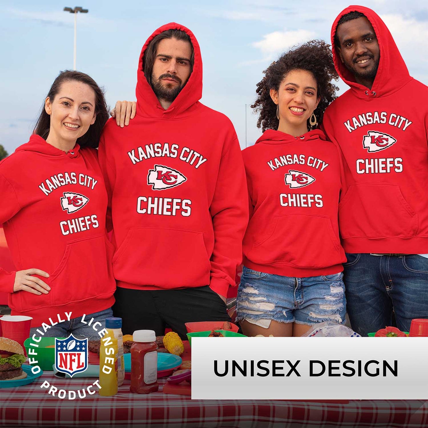 Kansas City Chiefs NFL Adult Gameday Hooded Sweatshirt - Red