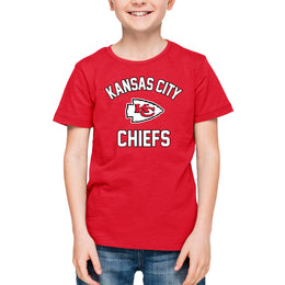 Kansas City Chiefs NFL Youth Gameday Football T-Shirt - Red