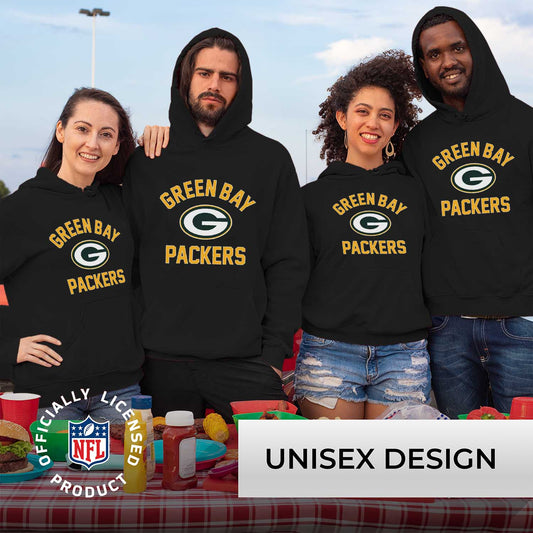 Green Bay Packers NFL Adult Gameday Hooded Sweatshirt - Black