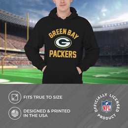 Green Bay Packers NFL Adult Gameday Hooded Sweatshirt - Black