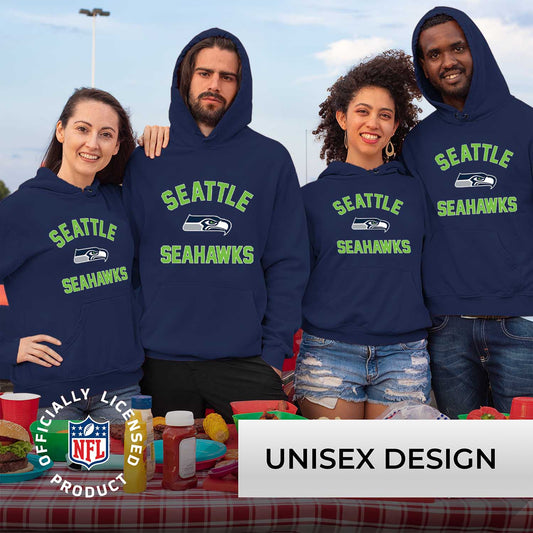 Seattle Seahawks NFL Adult Gameday Hooded Sweatshirt - Navy