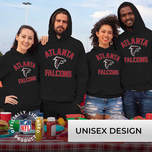 Atlanta Falcons NFL Adult Gameday Hooded Sweatshirt - Black