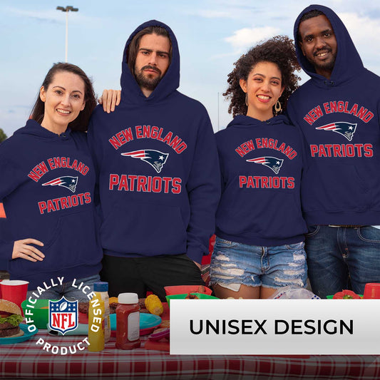 New England Patriots NFL Adult Gameday Hooded Sweatshirt - Navy
