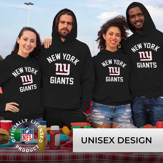 New York Giants NFL Adult Gameday Hooded Sweatshirt - Black