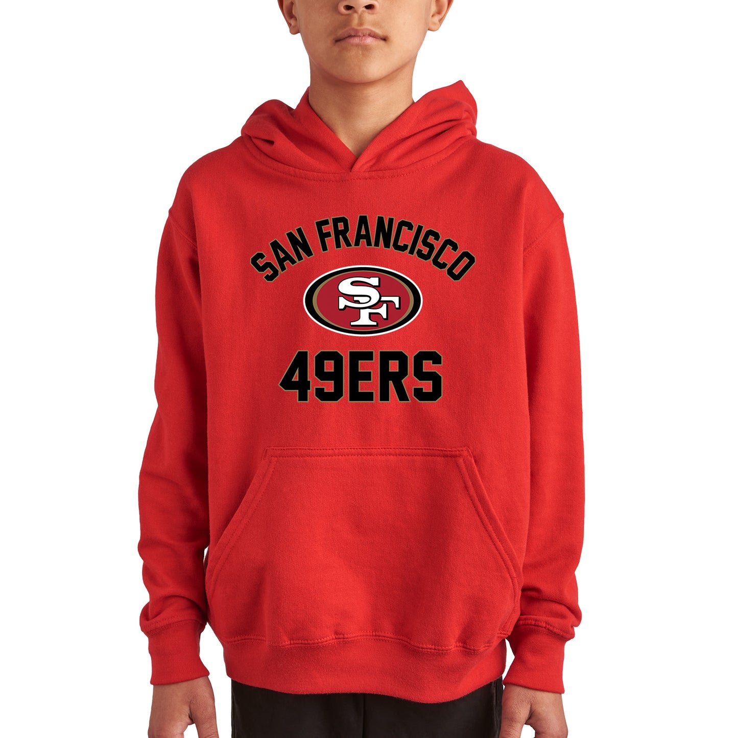 San Francisco 49ers NFL Youth Gameday Hooded Sweatshirt - Red