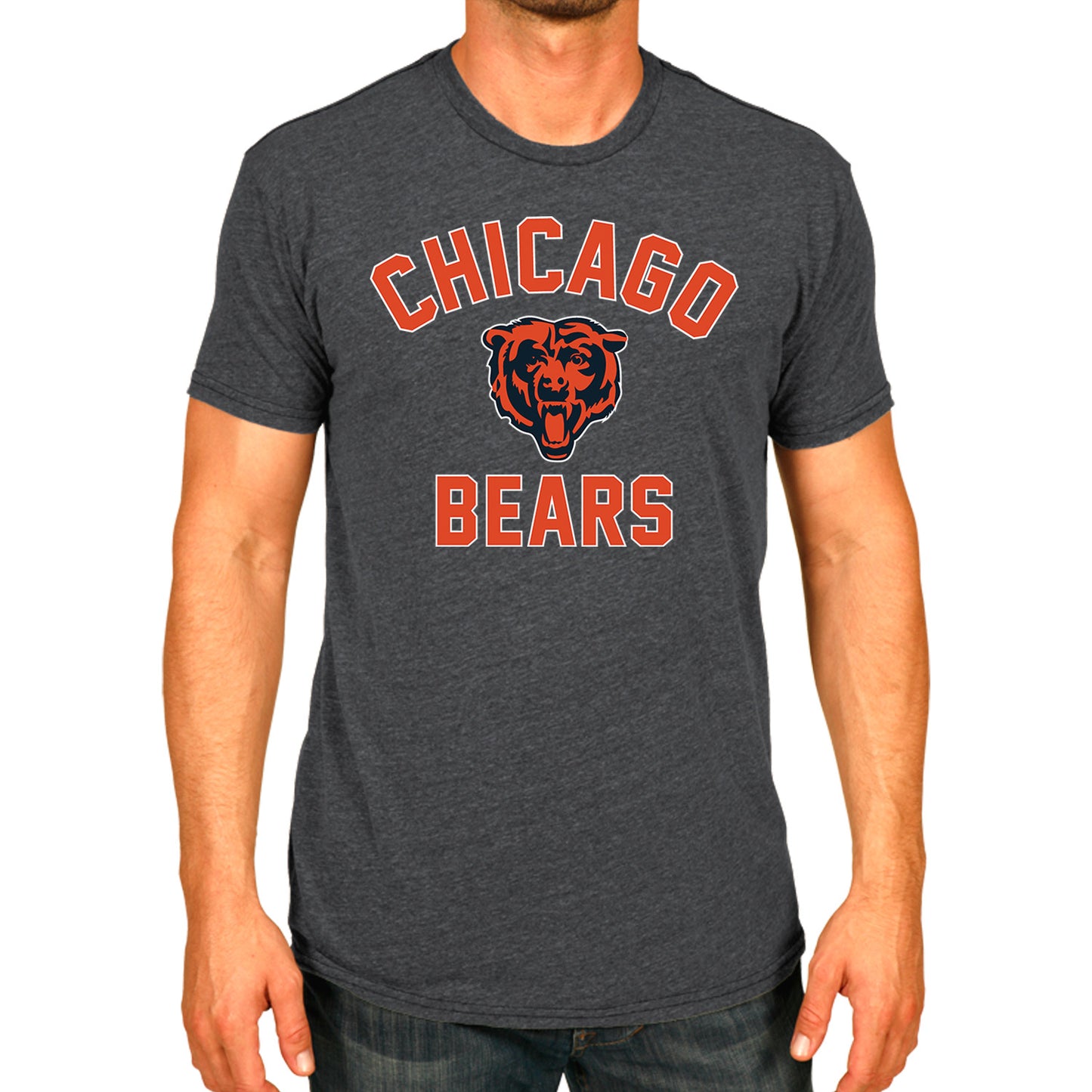 Chicago Bears NFL Adult Gameday T-Shirt - Heathered Charcoal