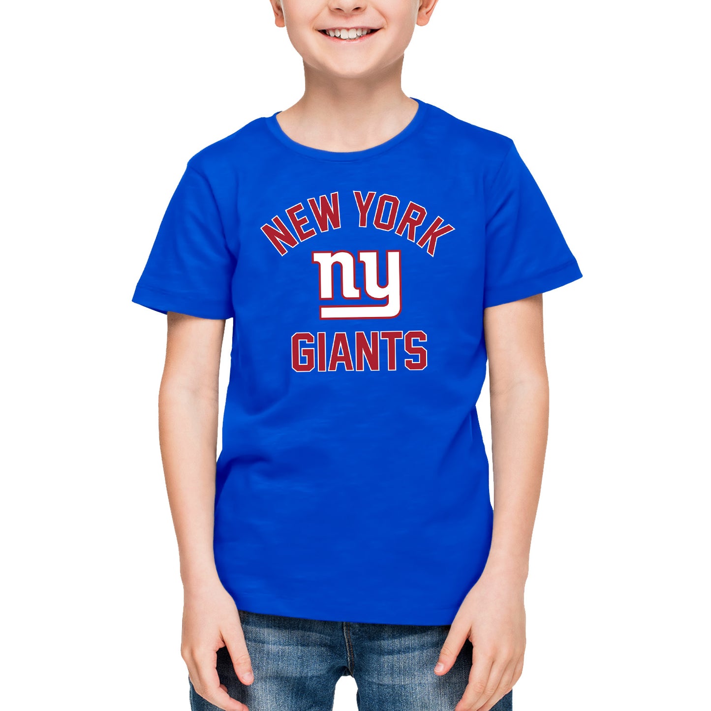 New York Giants NFL Youth Gameday Football T-Shirt - Royal