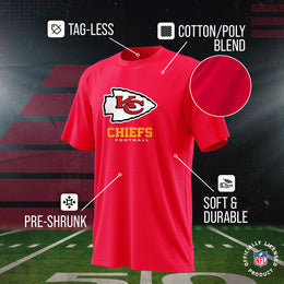 Kansas City Chiefs Youth NFL Ultimate Fan Logo Short Sleeve T-Shirt - Red