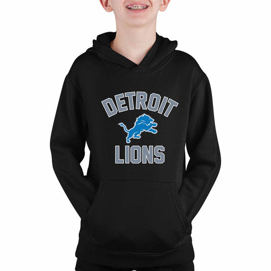 Detroit Lions NFL Youth Gameday Hooded Sweatshirt - Black