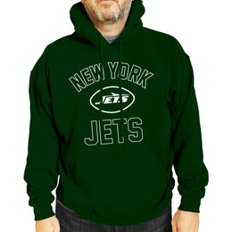 New York Jets NFL Adult Gameday Hooded Sweatshirt - Forest Green