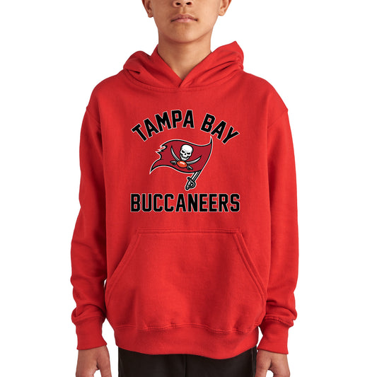 Tampa Bay Buccaneers NFL Youth Gameday Hooded Sweatshirt - Red